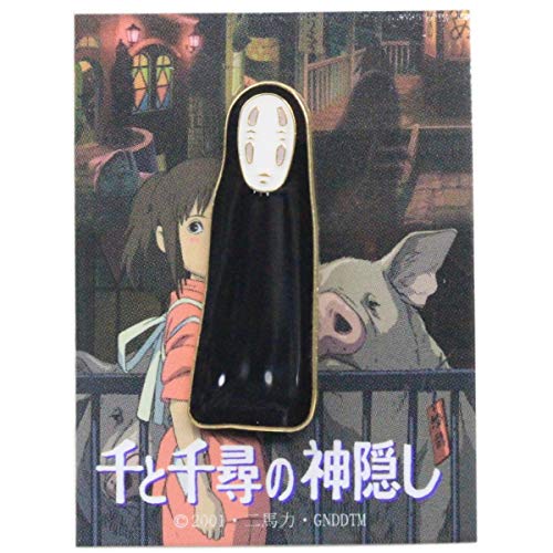 Broche Kaonashi Studio Ghibli s-07 badge émaillé aux finitions précises
