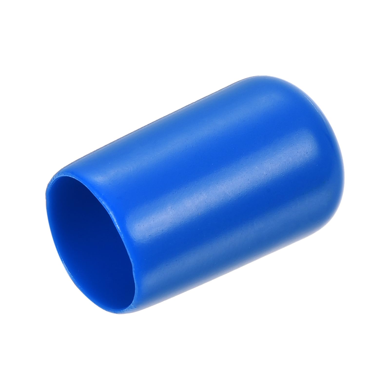 Tapas de goma de 12 mm de vinilo redondo protectores de rosca de tornillo uxcell azul, pack de 25