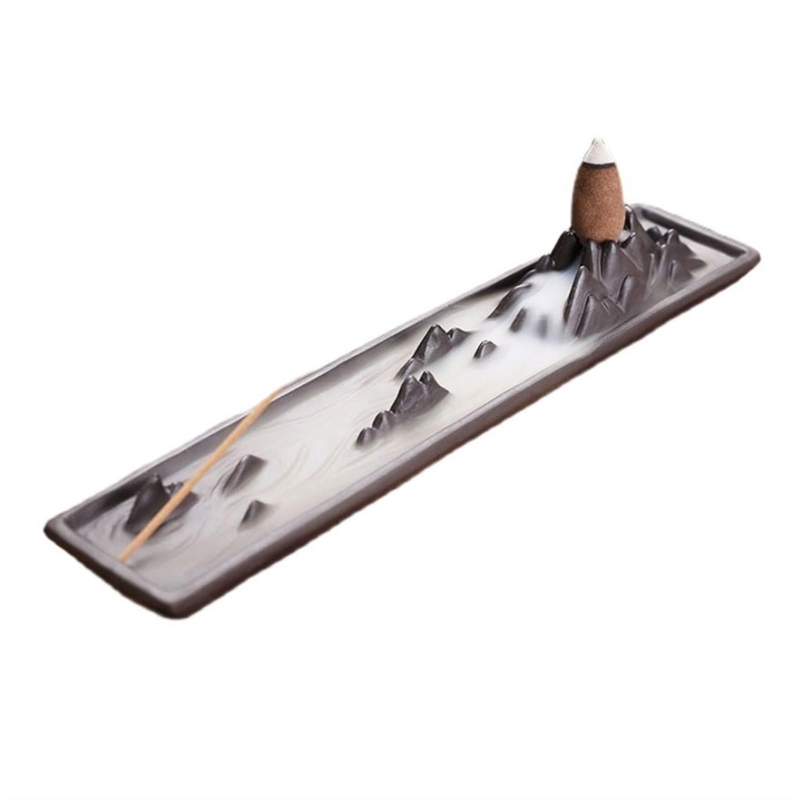 Incense Holder Minimalist Dual Purpose Reverse Flow Incense Burner Zen Decoration Indoor Holder Tray Teahouse