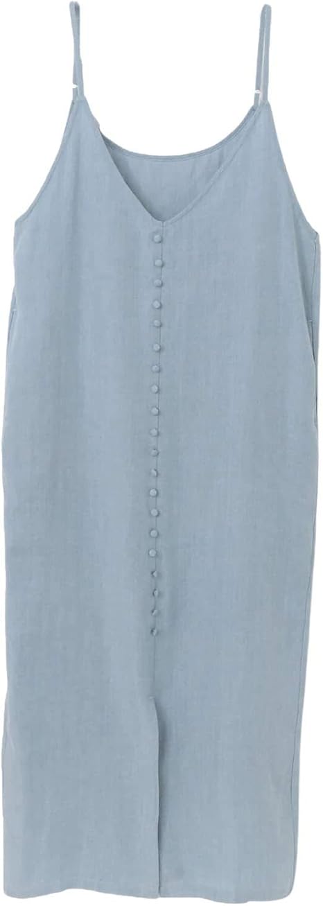 Amazon Co Jp アーバンリサーチ ロッソ ワンピース ドレス F By Rosso シャンブレーデニムキャミワンピース レディース Ra14 26f005 Sax 36 服 ファッション小物