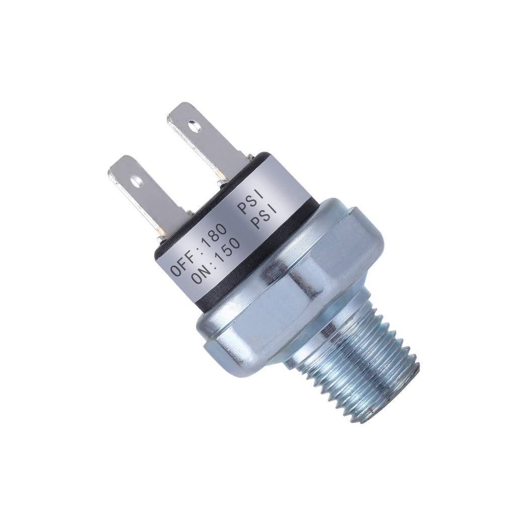 Air Pressure Switch 150-180 PSI 1/4"-18 NPT DC 24V 12V Air Compressor 150PSI
