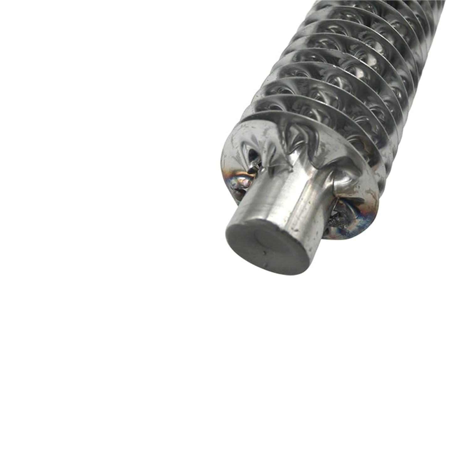 1Pcs Fin Heating Tube 201 Stainless Steel Radiator 220V 150W/200W/250W Tubular Element Dia. 12mm Length 100/150/200mm(150W 100L 201SUS)