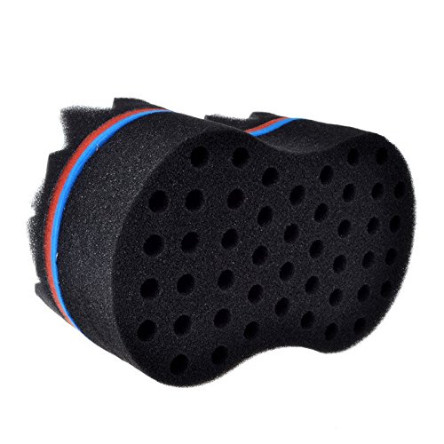 Pyramid Double Sides Magic Twist Hair Brush Sponge Hair Curl