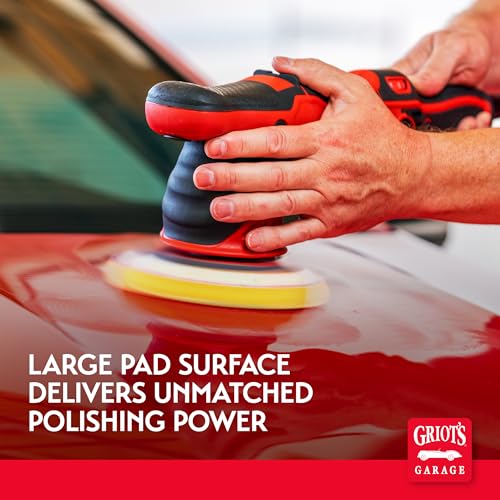 Griot's Garage 6.5” Perfecting Foam Pads for Car Polishing and Detailing, Buffing Pads for Paint Correction, Polishing, and Waxing, Yellow, Set of 2 by Griot's Garage - Image 5