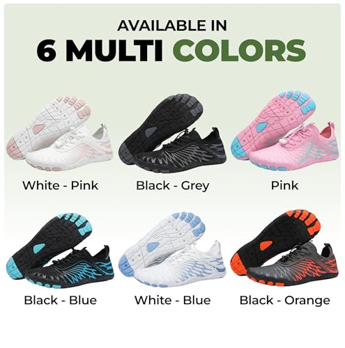 Image of Hike Footwear Lazuli Pro Barefoot Shoes - Minimalist Lightweight Flexible Sneakers with Arch Support for Trail Running, Hiking, Gym & Everyday Walking (Unisex)
