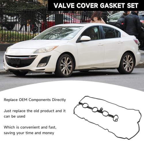Image of Engine Valve Cover Gasket - Compatible for Mazda 3 /6 / CX-5 2.5L I4 - Replace Part PY01-10-235
