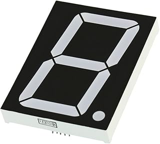 Aexit 10-Pins One Batteries, Chargers & Accessories Digit Numeric Digital Red LED Display 86 x 65 Power Converters x 11mm