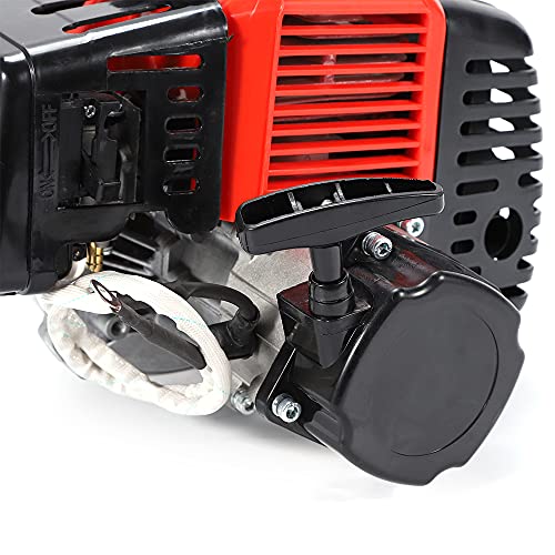 49CC Engine, 2 Stroke Bike Motor Single Cylinder Pull Start Mini Chopper/Bike Exhaust Air Cooled Motor Aluminum Replacement Parts for Pocket Mini Pit Dirt Bike ATV Quad Bike