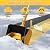 20V Electric Snow Shovel, 12-Inch Snow Blower Cordless with Adjustable Front Handle, Battery Powered Snow Thrower Removal, 16.5ft Throw Distance for Driveway, Patio, Deck (3000mAh)