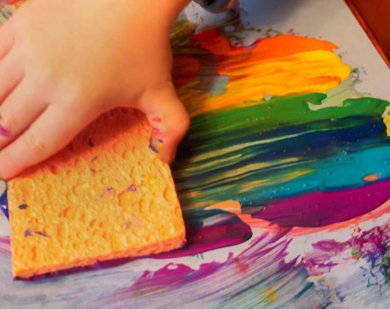 Amazon Brand β Umi Rectangle Sponges, Synthetic Watercolor Artist Sponges for Painting, Crafts, Pottery and More - 2pc 4