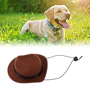   Zerodis-Pet-Hat-Soft-Dog-Costume-Hat-Cute-Cowboy-Dog-Hat-with-Adjustable-Band-Pet-Costume-Top-Hat-Comfort-to-Wear-Dog-Cat-Party-Costume-Decorative-Hat-Pet-Dog-Brown