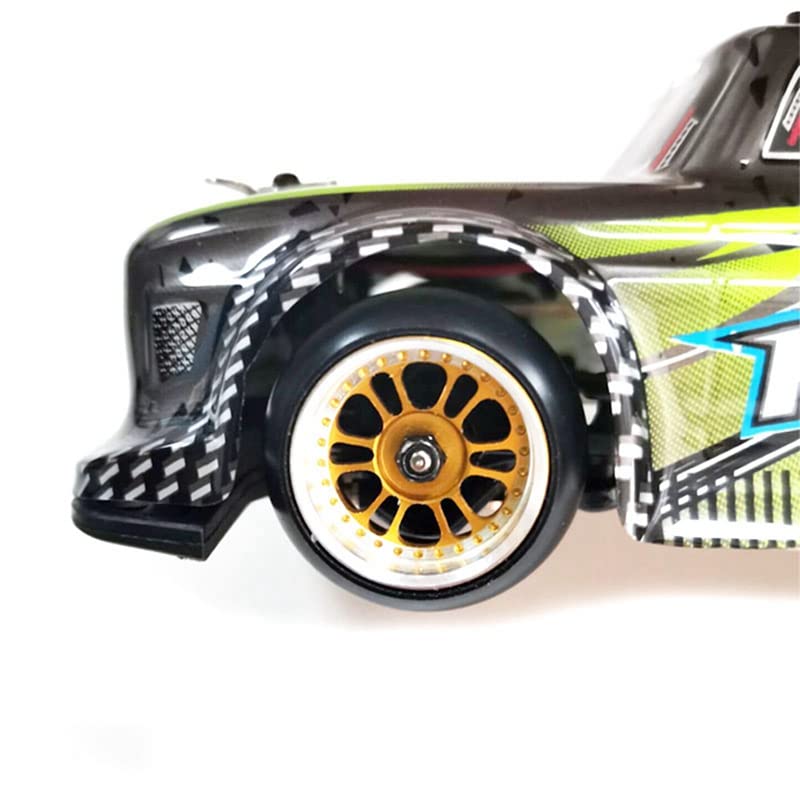 Set 4 Pneumatici E Cerchi In Lega Per Auto RC 1/28 – Adatti Per K989, K969, P939, MINI Q – Per Drift E Fuoristrada, Colore Oro
