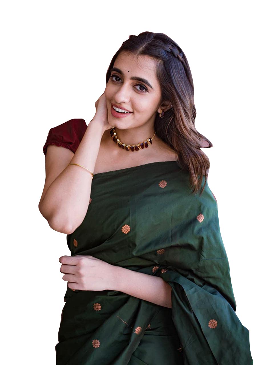 Avantika Fashion Women’s Kanjivaram Lichi Silk Pure Banarasi Sarees With Blouse Piece Avantika Fashion Women’s Kanjivaram Lichi Silk Pure Banarasi Sarees With Blouse Piece