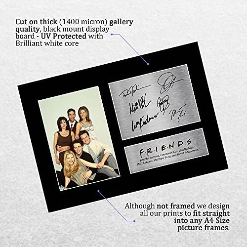 HWC Trading Friends Gifts A4 Signed Printed Autograph Print Photo Joey Chandler Ross Phoebe Rachel Monica Picture Display