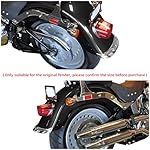 TCMT-Chrome-Rear-Fender-Edge-Trim-Tip-Trailing-Fits-For-Harley-Fatboy-FLSTFB-2007-2017