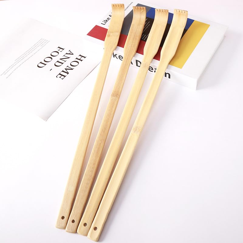 3 Pcs Bamboo Back Scratcher Natural Bamboo Back Scratchers 17 Inch Long Handle Back Scratchers for Adults Men Women (16.5 inches) - Image 8