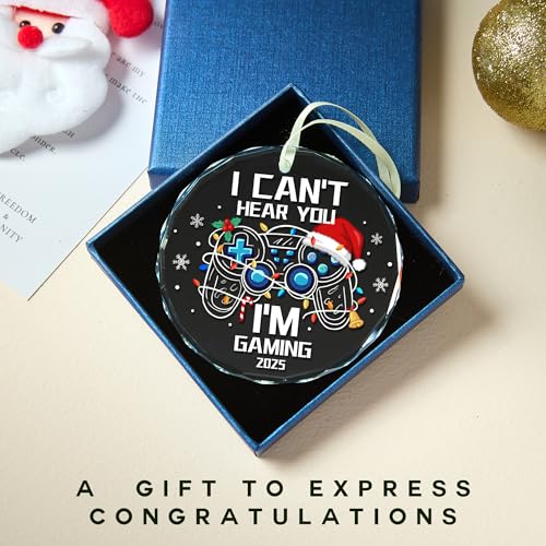 Image of Gamer Christmas Ornament Gifts 2026 for Teen Boys Men,Video Ornaments