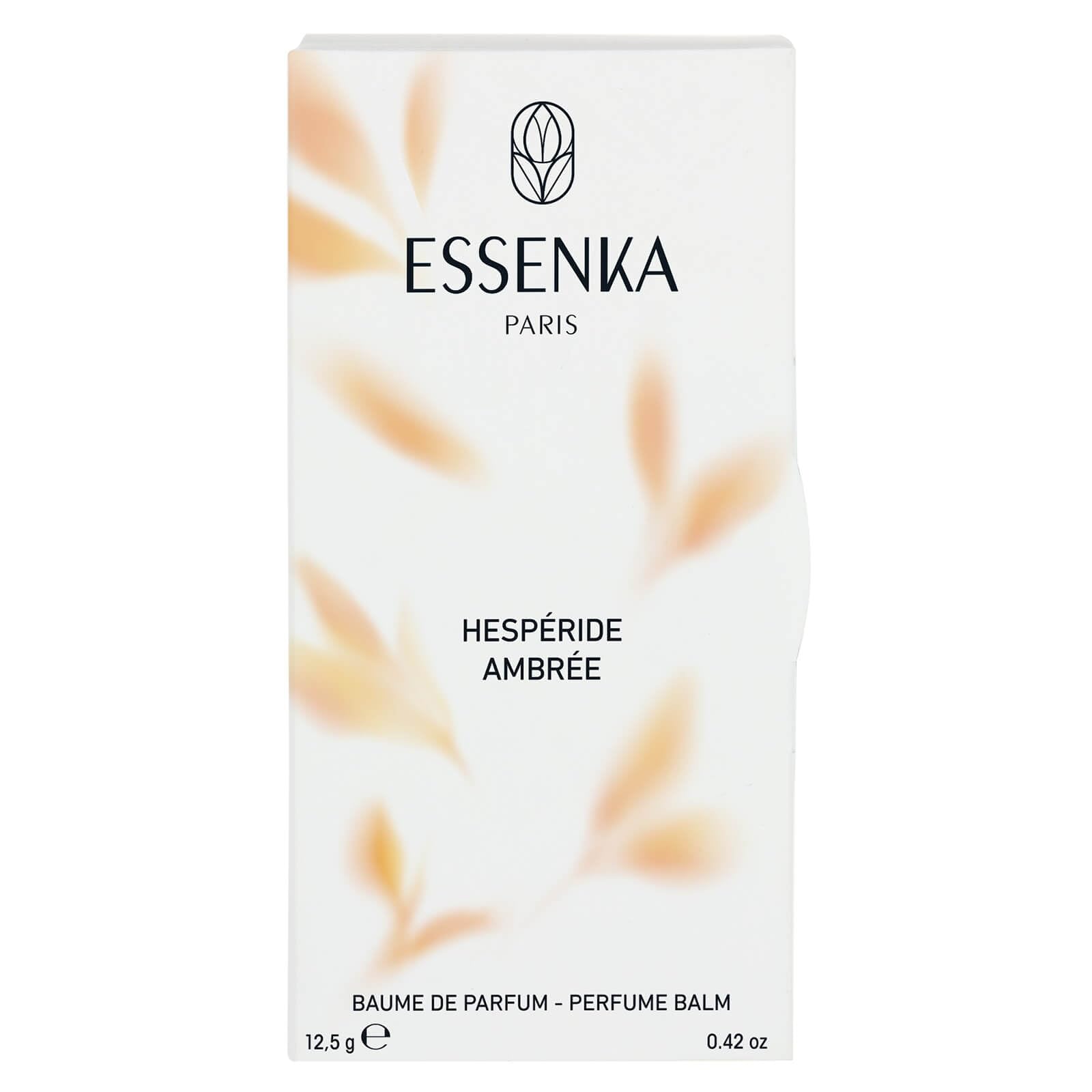 Hespéride Ambrée | Baume de parfum solide | Parfum aux notes ambrées, florales & agrumes | 90% d'origine naturelle & 64% d'ingrédients biologiques | Texture fondante | Format nomade | 12,5 g