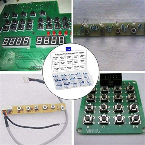 Capacitores eletrolíticos ajustáveis ​​Kit in a box Kit eletrônico DIY Kit de ajuste fino horizontal