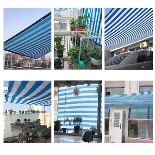 Filet de blocage de filet de pare-soleil 5x7 m pour pergola et jardin - 7