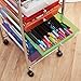 ECR4Kids 6-Drawer Everyday Mobile Organizer, Storage Cart, Assorted