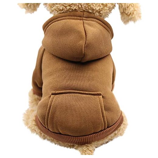 Polyester Hoodied Sweatshirts with Pocket Dog Clothes Pet Clothing Warm Winter Dog Pet Clothes Dropshipping*5,Purple,M