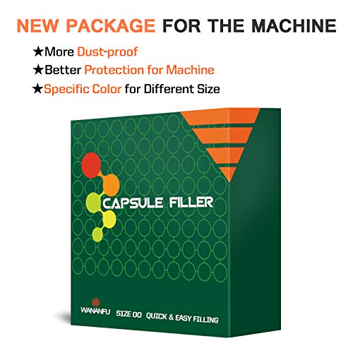 Wananfu - Capsule vulmachine 00 met gedetailleerde instructies, 100 gaten, gebruik met lege gelatine of vegetarische… - Image 6