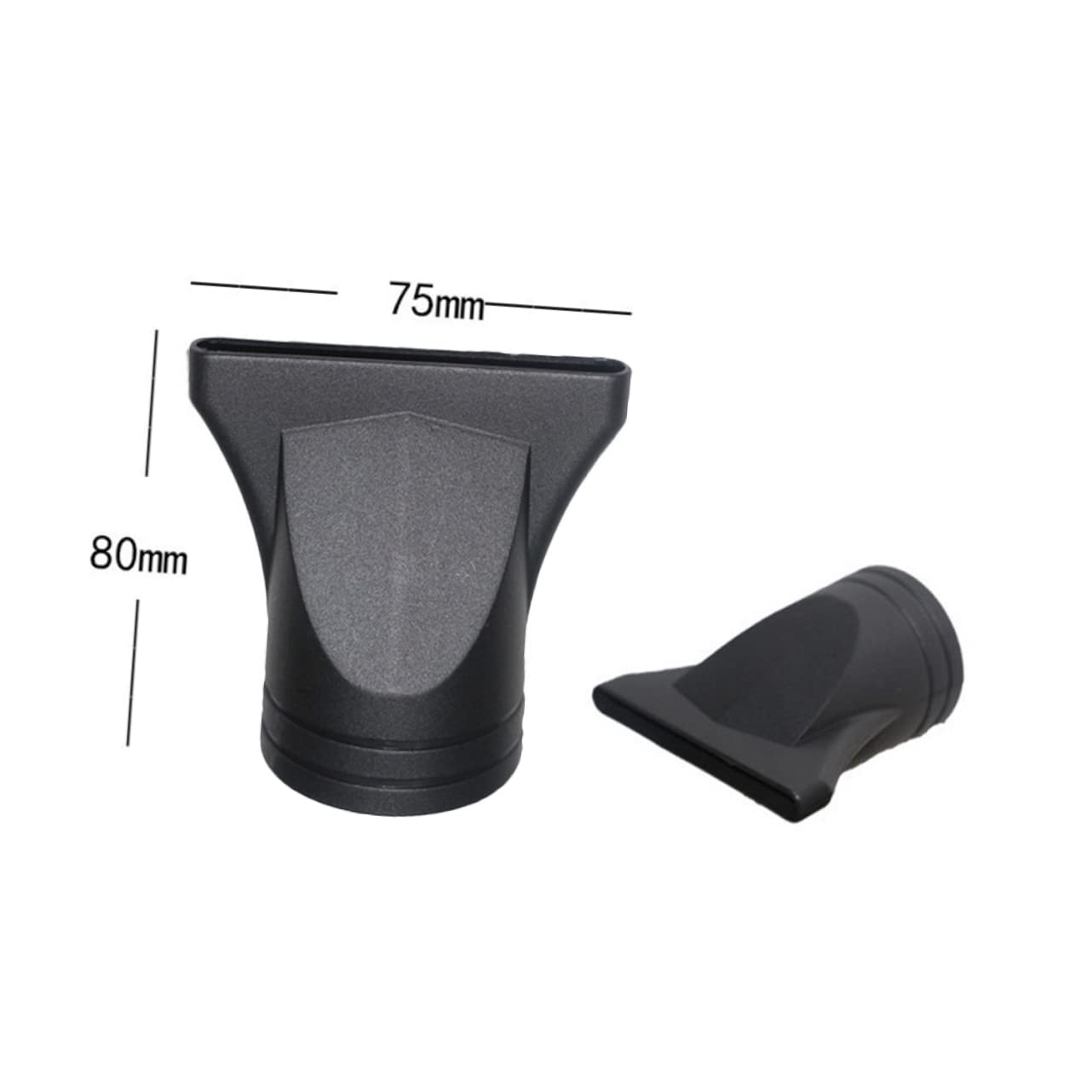 PartyKindom High Temp Resistant Hair Dryer Nozzles 4.35-4.5cm Blower Nozzles for Hair Dryer Attachments