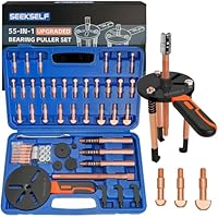 SEEKSELF 55-IN-1 Lagerabzieher-Kit, Sacklochlager-Abzieher-Set, inneres äußeres Lagertrennwerkzeug, internes externes Lagerausbau-Getriebesplitter-Zugwerkzeug, Blaue Aufbewahrungsbox
