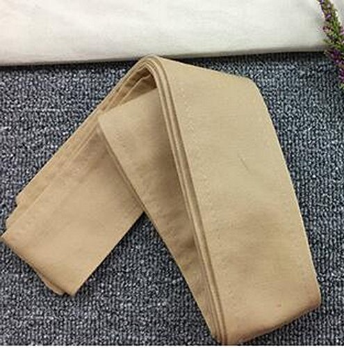 Black Temptation Wind Coat Waist Belt, Cotton, with Buckle, 165cm [Light beige]2