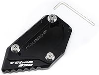 Vista 6 de Soporte lateral CNC para soporte lateral ampliar la placa de extensión del pie para motocicleta MT09 MT-09 MT 09 2013 2014 2015
