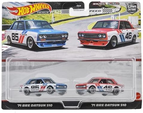 Miniatura 6 de Hot Wheels HBM00 Premium Paquete de 2 Datsun 510