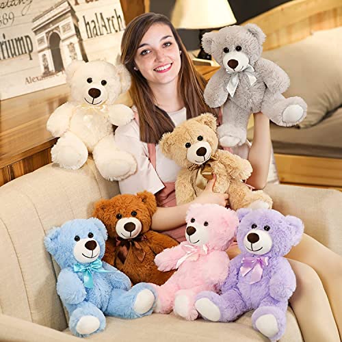 SNOWOLF Bear Plush Cute Stuffed Animal Toys Pillow Bear Doll Gift for Kids Boys Girls Birthday Christmas Valentine's Day (13.7In/35CM)