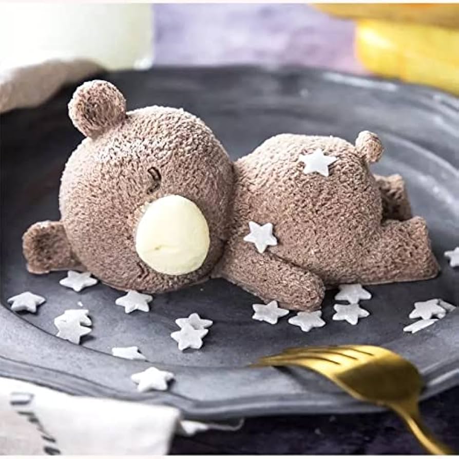 シリコンモールド くま型 ゆるくま 焼き型 お菓子・チョコ・ゼリー シリコンモールド くま型 ゆるくま 焼き型 お菓子・チョコ