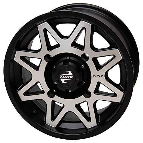 4/156 Tusk Tintic Wheel 15x7 5.0 + 2.0 Machined/Black