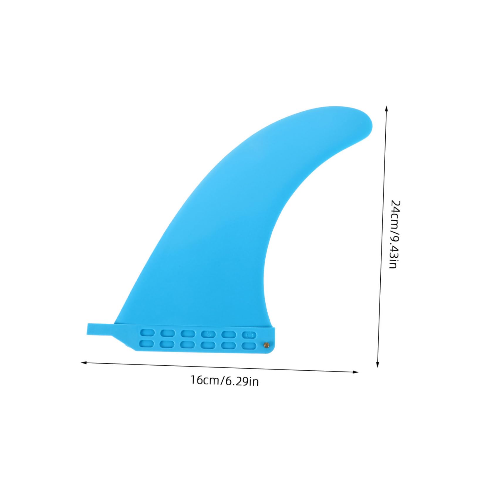 Anneome Surfboard Tail Fin Durable Nylon Fiberglass Replacement Fin for Paddleboards Easy Installation with Screw Enhanced Stability and Control for Surfing