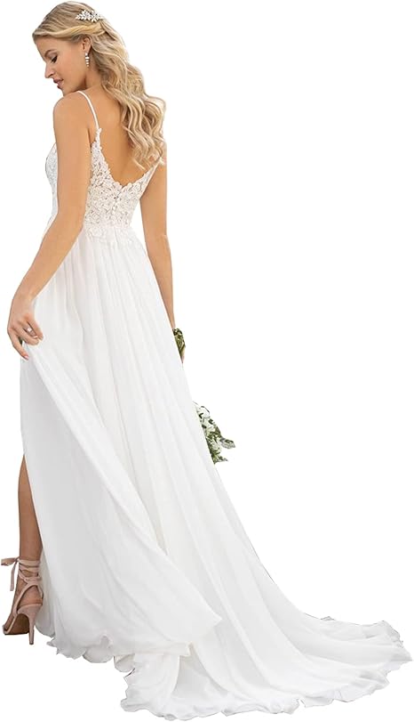 amazon beach wedding dress