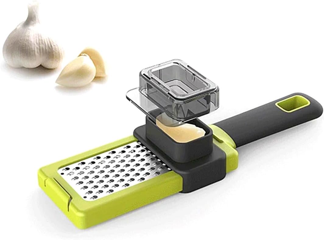 Garlic Press Hand Tool Ginger Grater Chopper Slicer Crusher