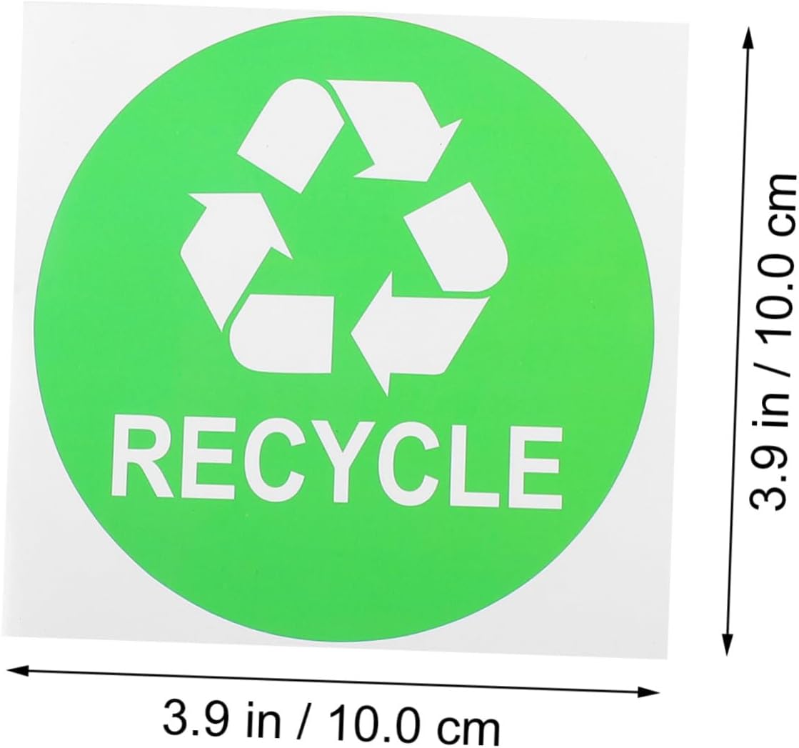 9pcs Trash Classification Stickers for Waste Sorting Recycling Decals for Garbage Cans Easy to Use Material for Home Office