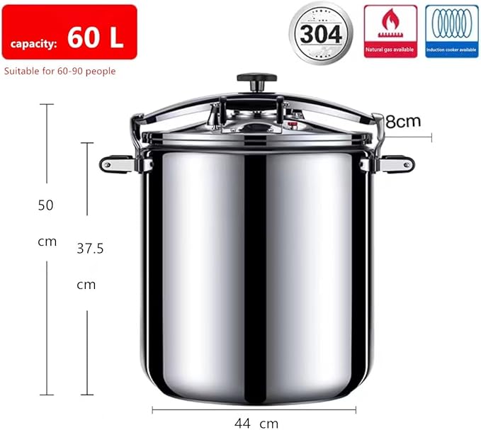 Olla a Presión Acero Inoxidable 60L YUSIWOAL miniatura 2