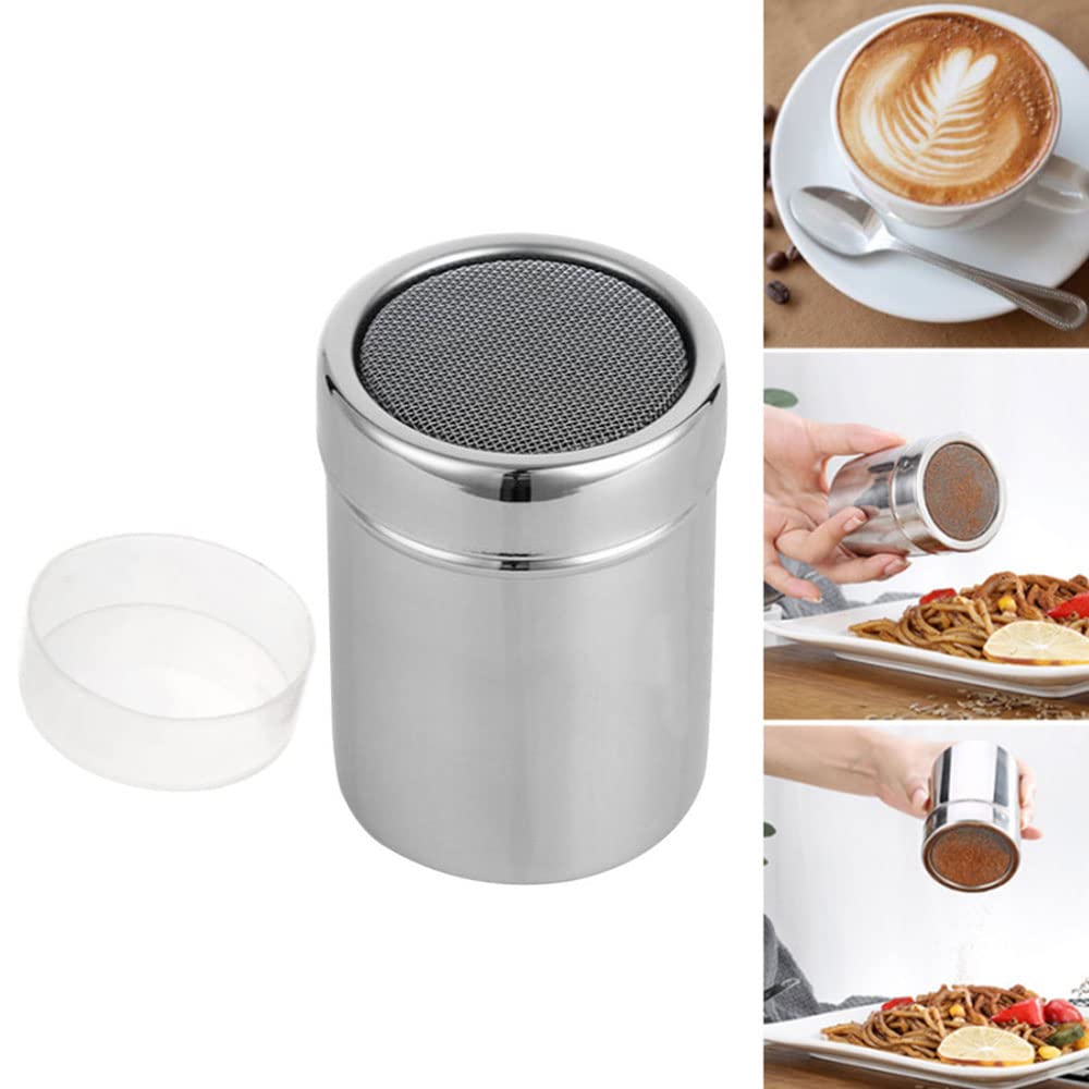 Edelstahl Gewürzflaschen Set, Gewürzglas mit Streuer für Zucker Salz Mehl, Gewürzspender für Backen Kochen Würzen
