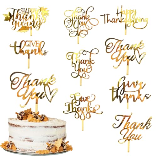 Acrylic Thanksgiving topper set