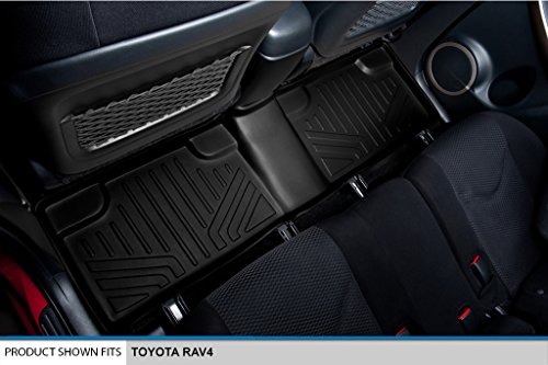 Maxliner Floor Mats 2 Row Liner Set Black For 2006-2012 Toyota Rav4 Without 3Rd Row Seat #TOP3
