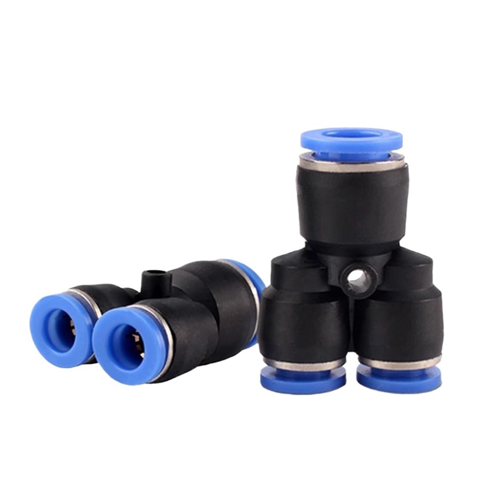 Conectores Neumáticos Conector neumático de plástico, accesorio de tubería de empuje rápido for conexión de aire y agua, PY PW, 4-10mm, accesorios for mangueras en forma de Y(PW8-4,500 PCS)
