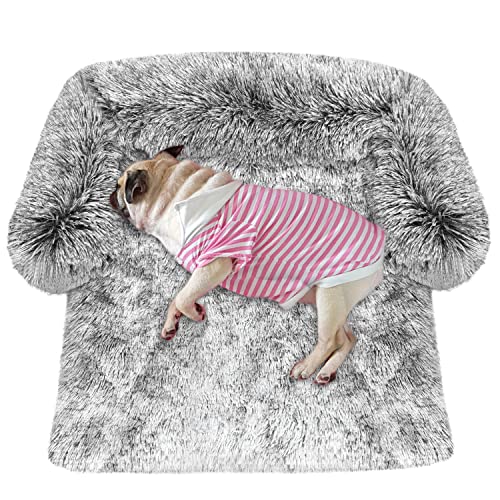 Jojhdr Sofa Pet Bed,Puppy And Kitten Pet Bed,Machine Washable,Pet Couch Protector Can Be Used To Protect Furniture,Pet Furniture Cover With Soft Neck Bolster(X-Small) #TOP6