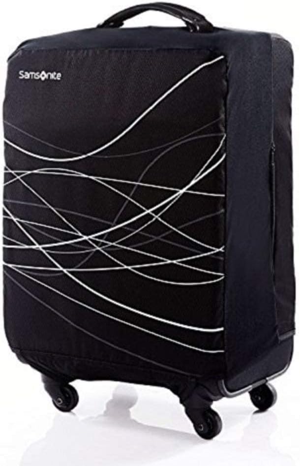 Samsonite Printed Luggage Cover, Black, Medium