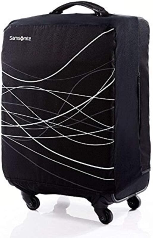 Samsonite - Funda para equipaje estampada, color negro, mediano