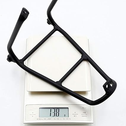 OFKLADE Ultralight Bike Racks for Brompton Cycling Bike Easy Wheel Cargo Rack Black