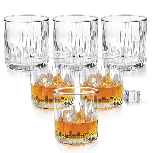 Image of Treo by Milton Steps 330 Whiskey Glass Tumbler, Set of 6, 330 ml Each, Transparent