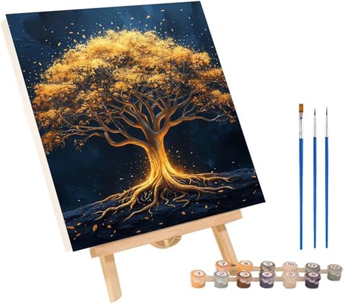 �y�C���g�o�C�i���o�[ �� �ȒP DIY �������G ���ۓI�� Paint by Numbers �y�C���g�u���V�ƃA�N�����痿�t�� ���G �L�����o�X ��l�̂��߂̃N���G�C�e�B�u�Ȏ �h��G ���� ��l�p �z�[���E�H�[���f�R���[�V���� �a�����v���[���g���� 8